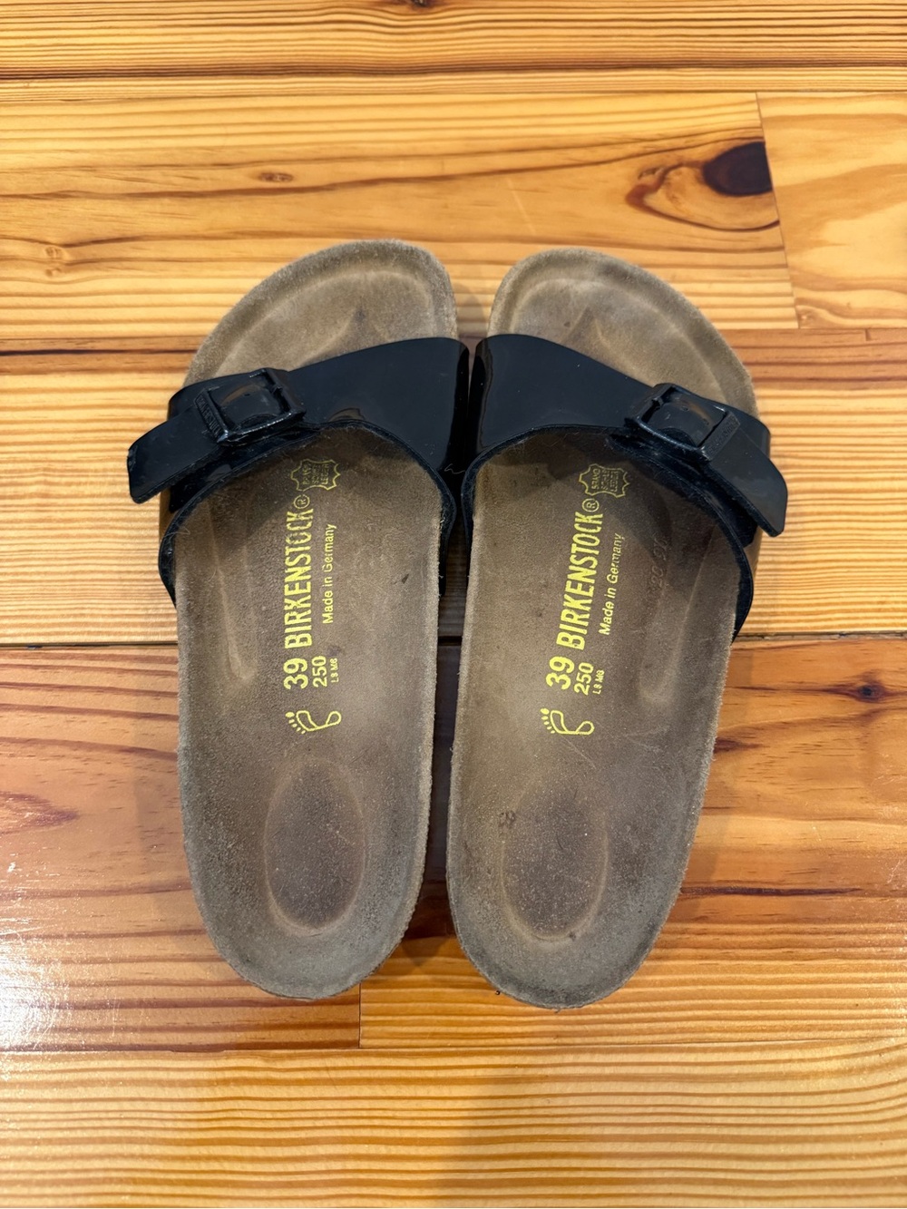 Birkenstock Black Single Strap Madrid Sandals - Women's